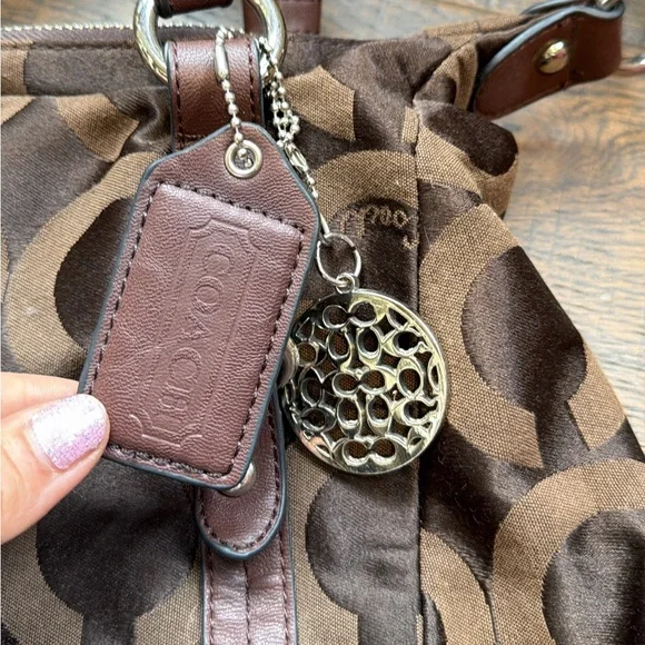 Coach Alexandra brown satchel bag - Picture 3 of 7